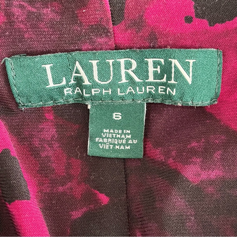 LRL Abstract Berry Midi Dress (6) - Picture 6 of 10